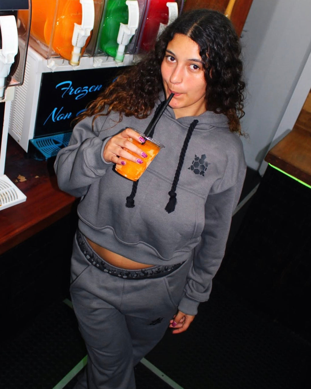 Sweatshirt Cropped Grey - Scudoo